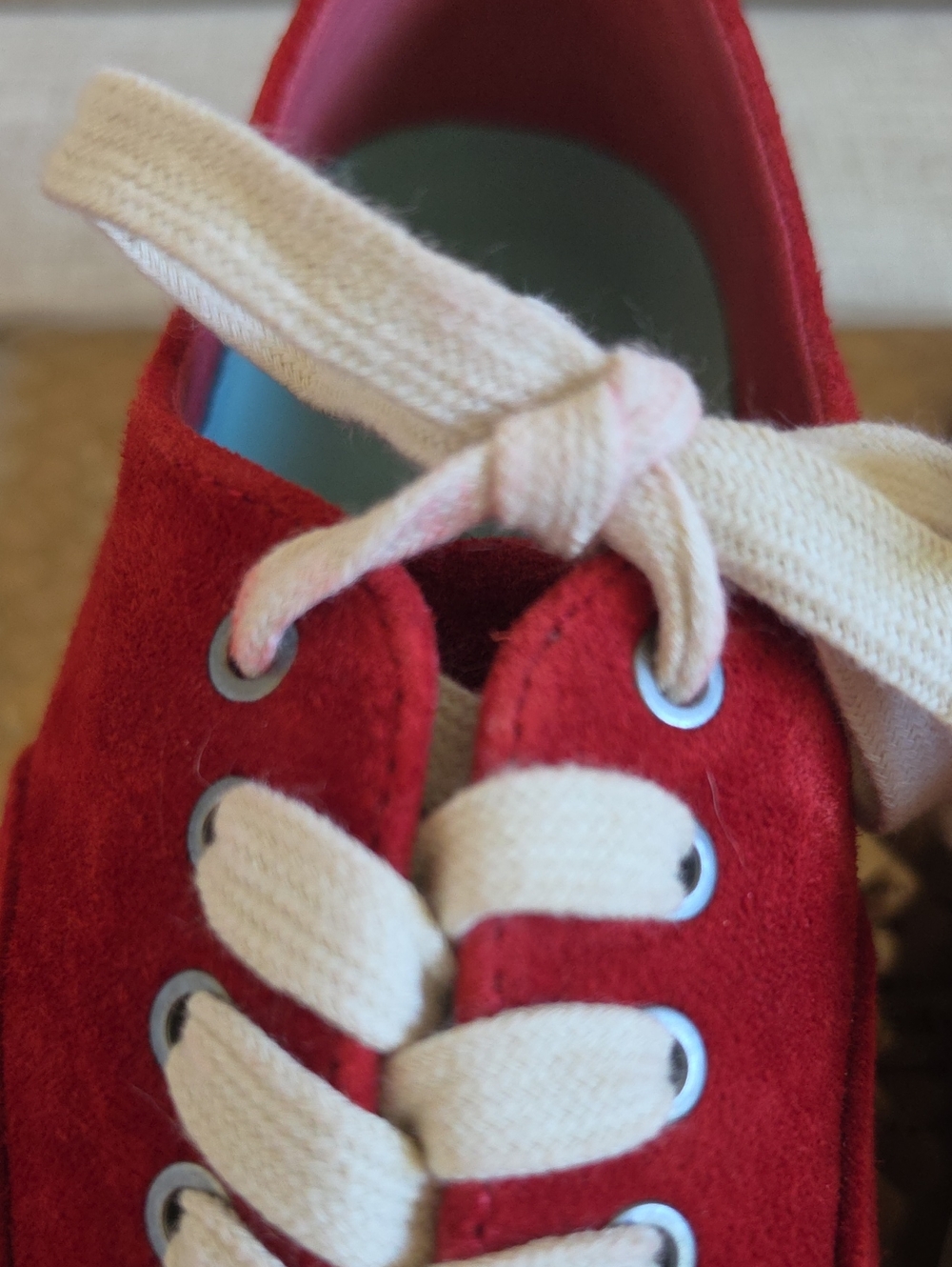 SeaVees Women's Legend Suede Sneakers, Deep Red, 9. - Picture 9 of 9